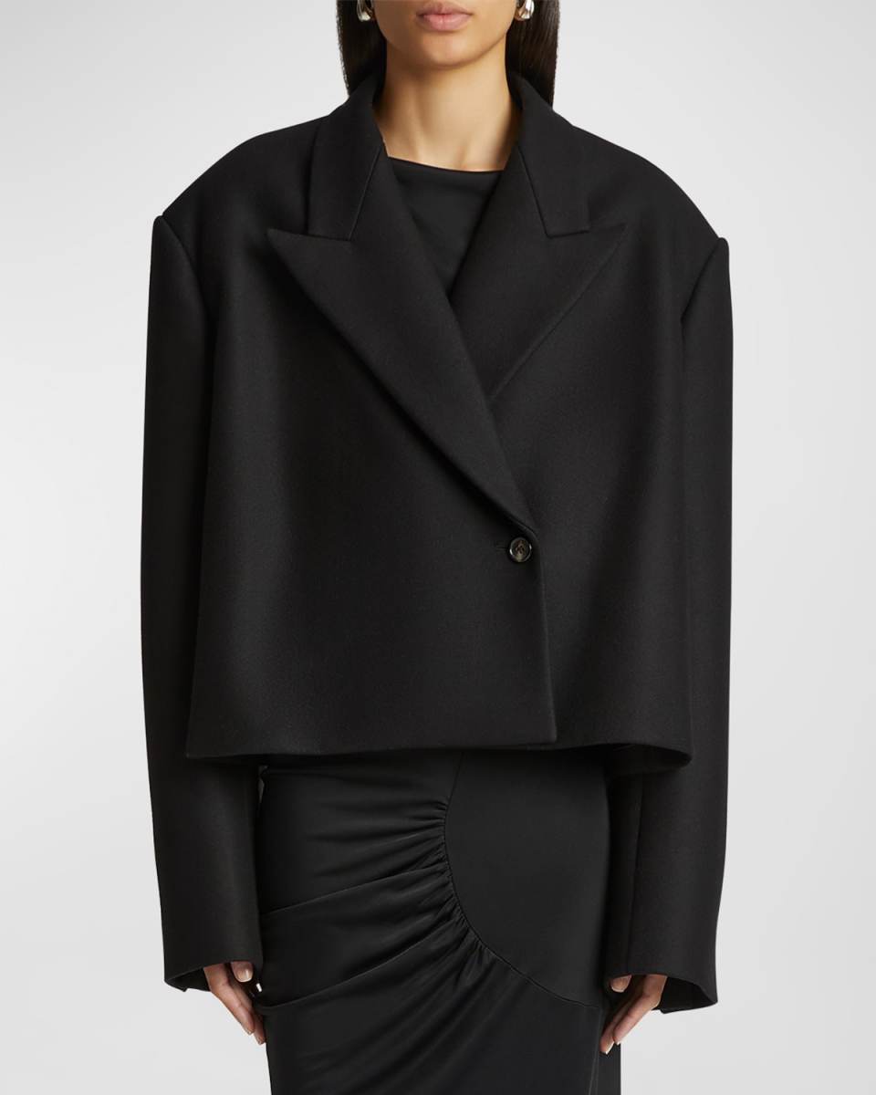 Raymond Oversized Double-Breasted Jacket